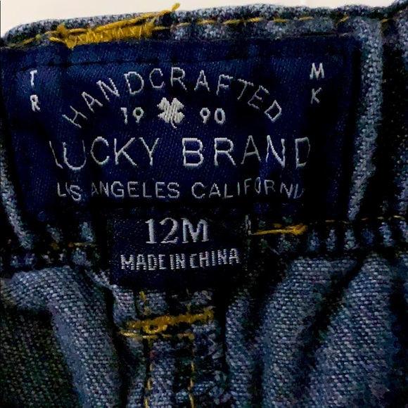 Boys outfit 12M top/pants lucky brand/carters - Picture 3 of 11